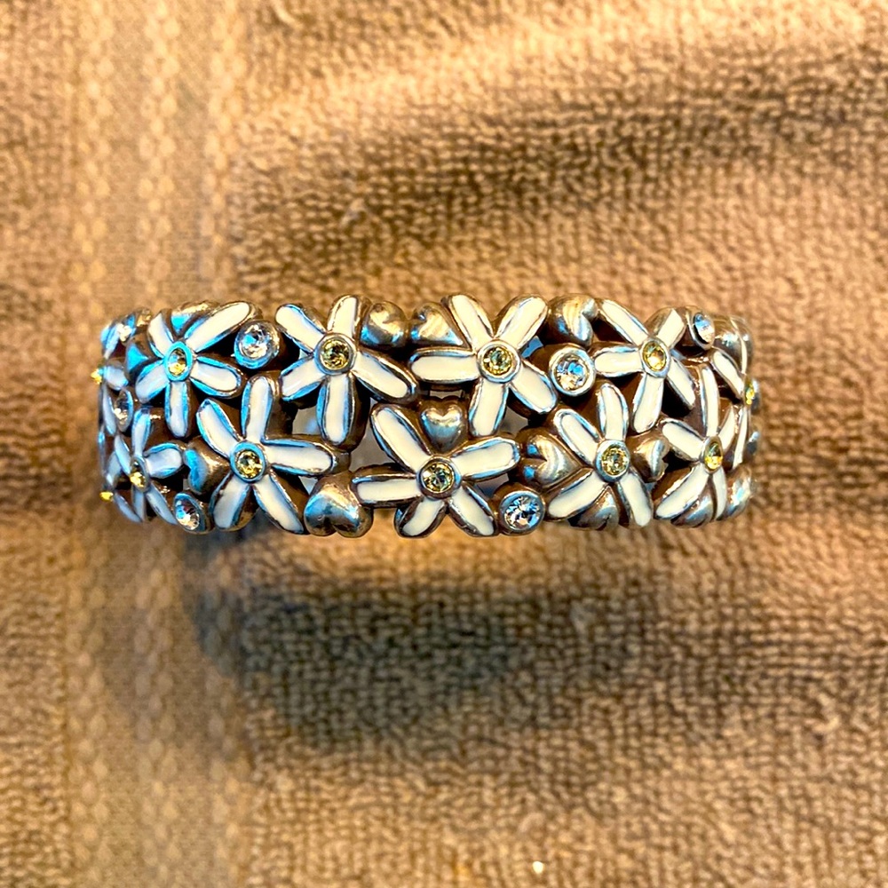 Brighton Flowered Bangle with jewels